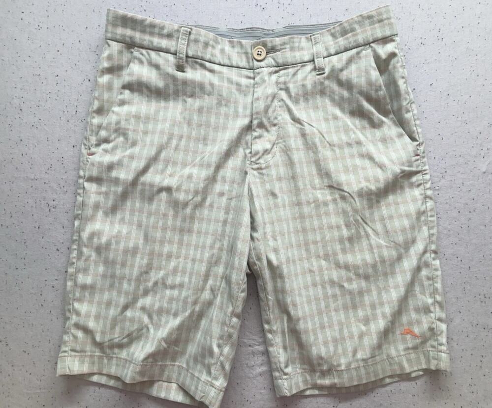Tommy Bahama IslandZone Men’s Size 30 About That Tan Check Golf Shorts $110